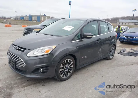 2017 Ford C-Max Energi Titanium from USA, damaged, VIN 1FADP5FU2HL102601